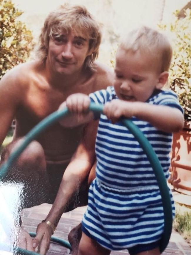 Sean Stewart is one of Rod Stewart’s eight children. Picture: Sean Stewart/Instagram