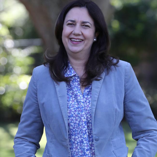 Premier Annastacia Palaszczuk yesterday. Picture: Annette Dew