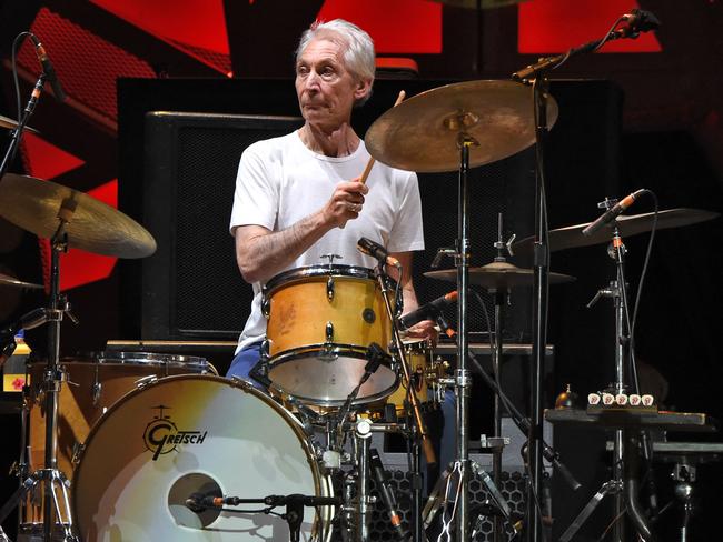 Charlie Watts. Picture: AFP