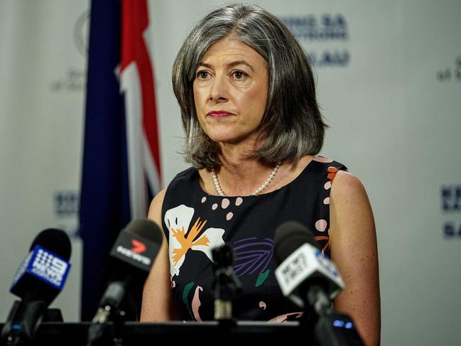 COVID press conference at State Admin Centre - SA Health Chief Medical Officer Nicola Spurrier address the media Thursday December 31, 2020 - pic Mike Burton