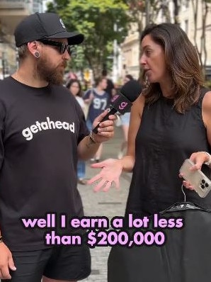 Samantha Heathwood reveals she earns “a lot less” than $200,000.