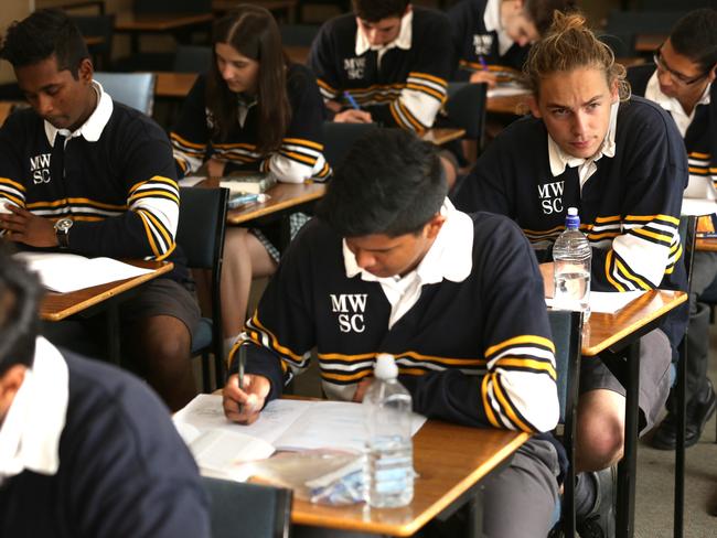 The 2024 VCE English exam will be held on October 29. Picture: Stuart Milligan