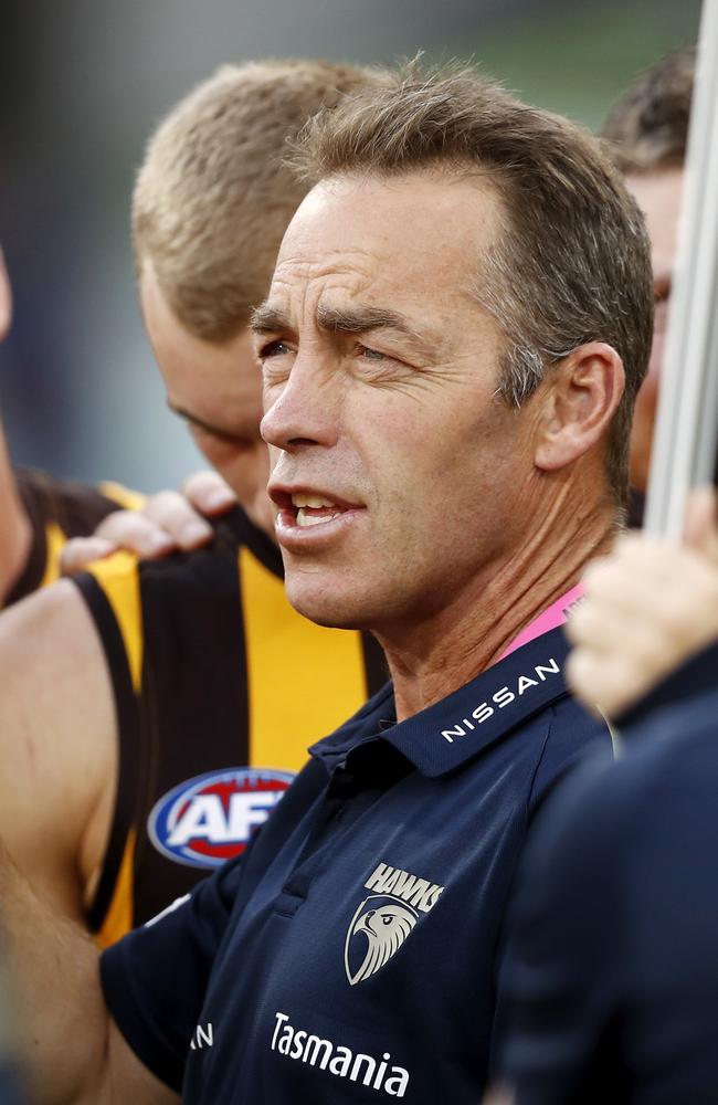 Alastair Clarkson was senior coach of the Hawks. (Photo by Dylan Burns/AFL Photos via Getty Images)