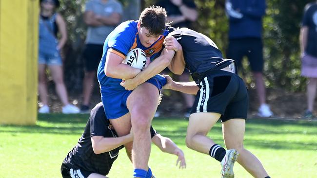 AIC First XIII rugby league from Villanova Park. Saturday August 5, 2023. Picture, John Gass