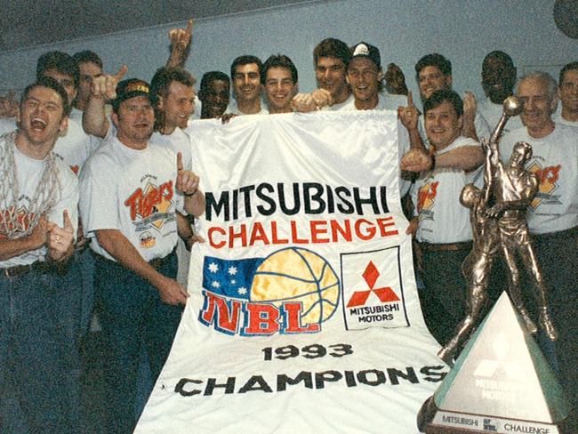 The victorious 1993 Melbourne Tigers were a close-knit team back then too.