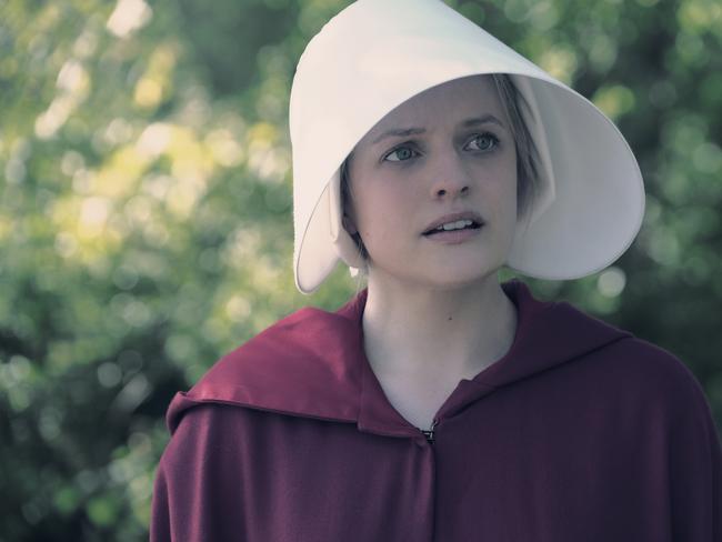 Elisabeth Moss in The Handmaid's Tale. Picture: Hulu