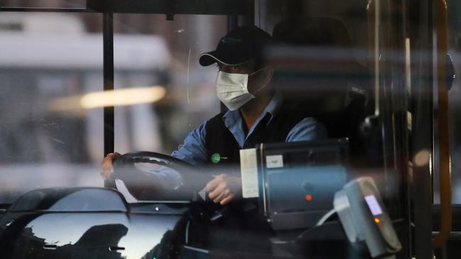 Mr Hazzard said if masks were made compulsory it could turn bus drivers into policemen