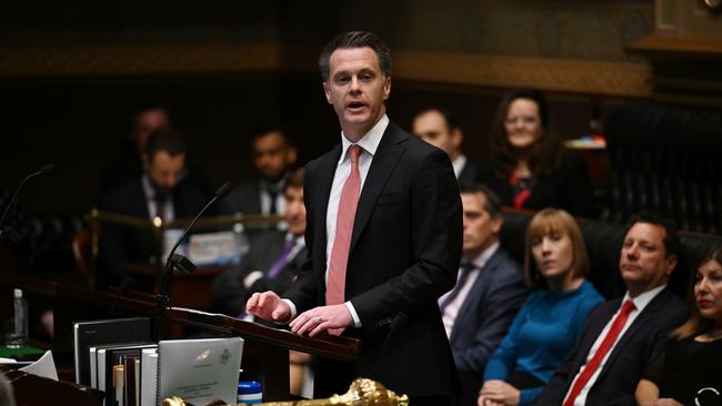 NSW Opposition Leader Chris Minns at NSW Parliament House. Picture: Dean Lewins