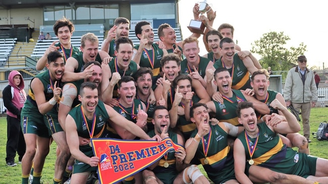 Pembroke OS dominated against Hope Valley to win the 2022 div four flag. Picture: Lisa Wright