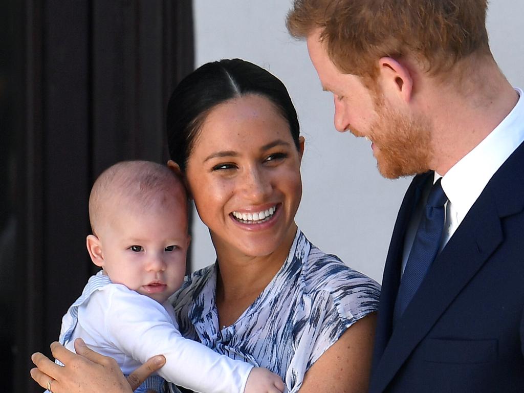 Harry, Meghan and baby Archie are now based in LA. Picture: Toby Melville/Getty Images