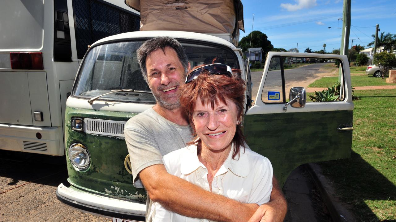 REBUILDING: Lindsay and Pat Hateley have been busy rebuilding their lives since the devastating 2013 flood which tore through North Bundaberg. Photo: Max Fleet / NewsMail