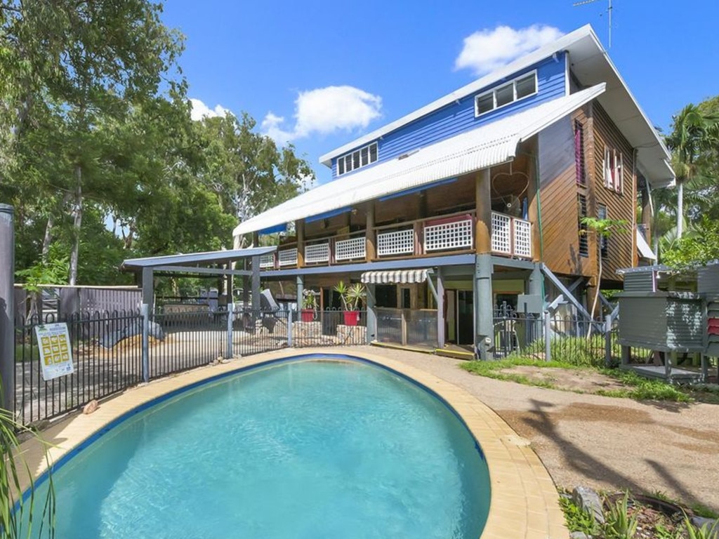 Even the koalas are attracted to this unique pole house on Queensland’s Magnetic Island.