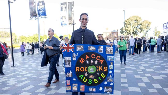 Paul McCartney fans at the Got Back Tour at the Adelaide Entertainment Centre, October 18. Picture: Kelly Barnes