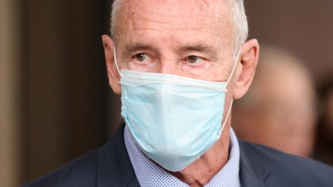 Chris Dawson pictured as he leaves the supreme court in Sydney. Picture: NCA NewsWire / Damian Shaw