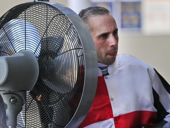 Jockey Brenton Avdulla cools down after riding Robodira to win race 1 at Sydney Racing. Picture: Mark Evans/Getty Images