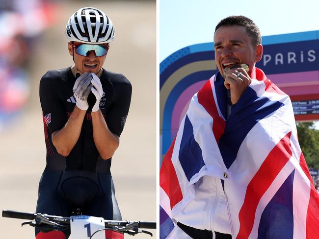 Tom Pidcock was booed after crossing the line for his Olympic gold. Photo: Getty Images