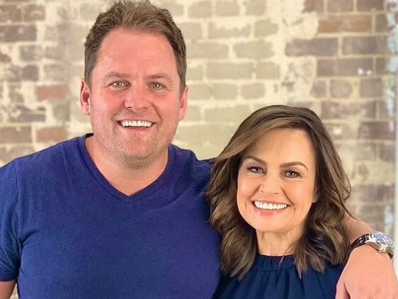 Agent Nick Fordham pictured with Lisa Wilkinson. Picture: Instagram