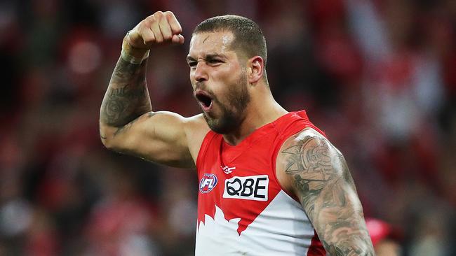 Lance Franklin has had more shots among the leading Coleman contenders. Picture. Phil Hillyard