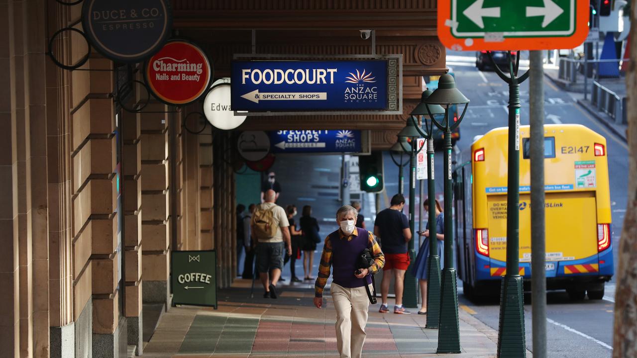 A ghost town in Brisbane City. Photo: Tara Croser.