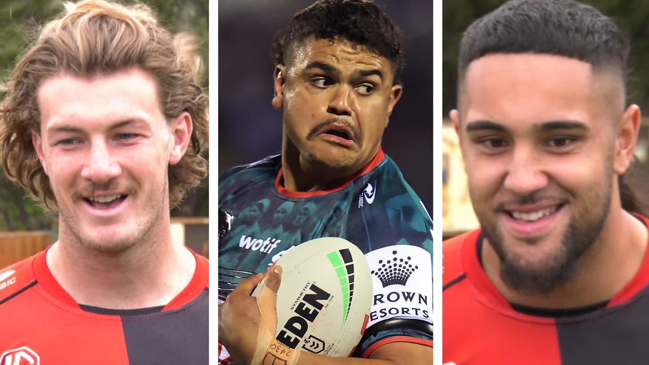 Campbell Graham, Latrell Mitchell and Keaon Koloamatangi.