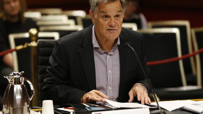 Inquiry at NSW State Parliament into the education of students with a disability or special needs in NSW schools. Pictured is Steve Kinmond the Community and Disability Services Commissioner and Deputy Ombudsman, NSW Ombudsman.