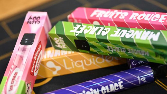 Vaping products for sale. Picture: Denis Charlet/AFP