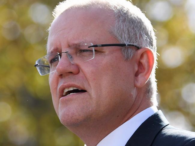 Mr Morrison told the paper it made no sense to draw down the Future Fund’s assets when the government could borrow more cheaply. Picture: Lukas Coch/AAP