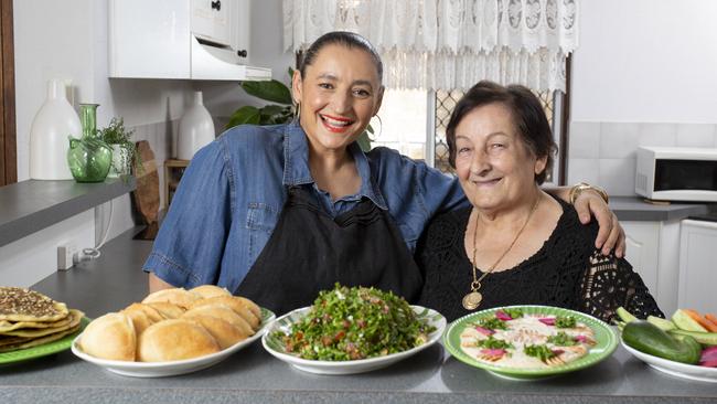 Chef Rose Adam and her mother Samira Adam together in their home kitchen. Picture Brett Hartwig