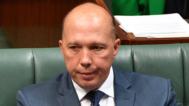 Home Affairs Minister Peter Dutton. Picture: AAP