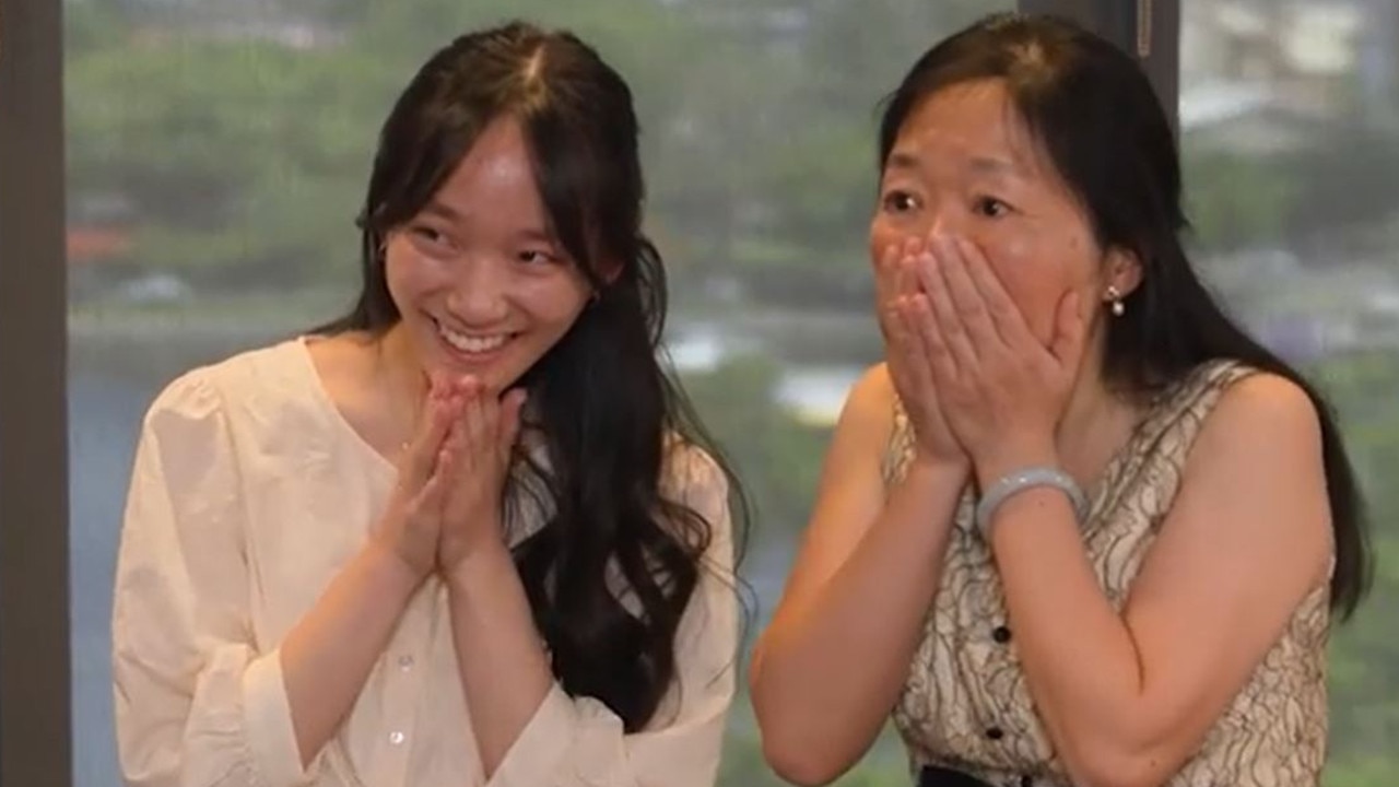 Xiang Ning Li and her mother’s reaction to the news was priceless. Photo: QTAC