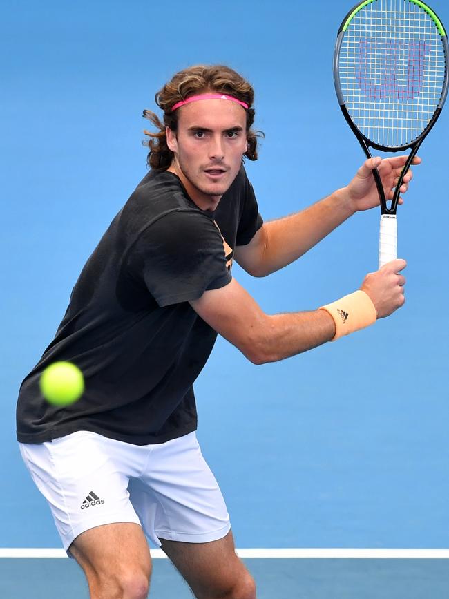 Stefanos Tsitsipas of Greece.