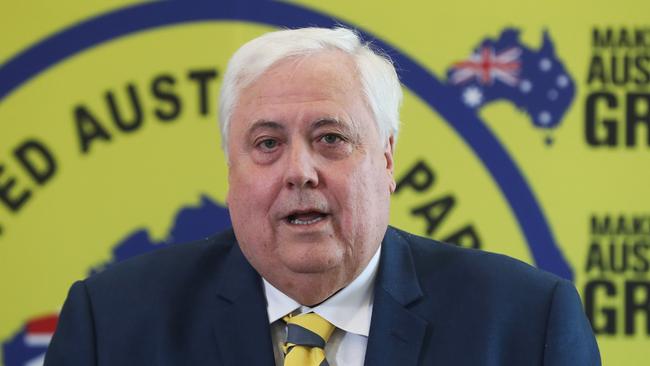 Clive Palmer. Picture: NIKKI DAVIS-JONES