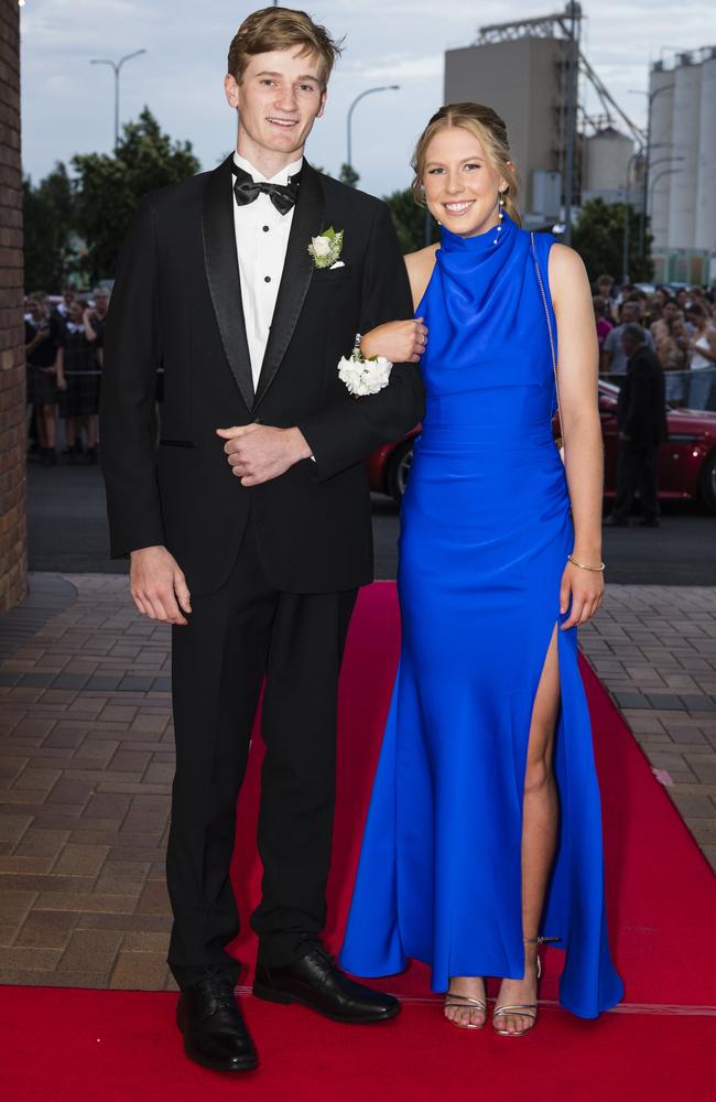 William Higgins and Macey Eiser at Toowoomba Grammar School formal at Rumours International, Wednesday, November 15, 2023. Picture: Kevin Farmer