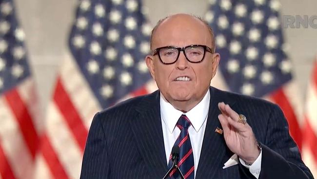 Former mayor of New York and lawyer Rudy Giuliani. Picture: AFP