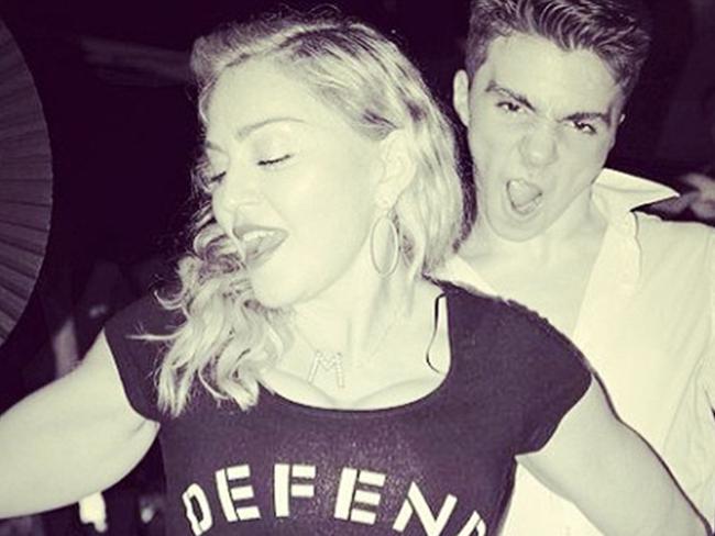 Madonna and Rocco pose for a recent Instagram snap. Picture: Madonna/Instagram