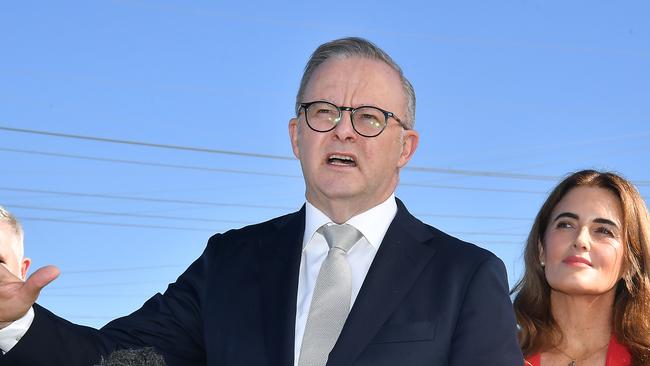 Prime Minister Anthony Albanese only said “good” in response to Mr Setka’s resignation and explained he had “no legitimate place” in the Labor movement. Picture: NewsWire / John Gass