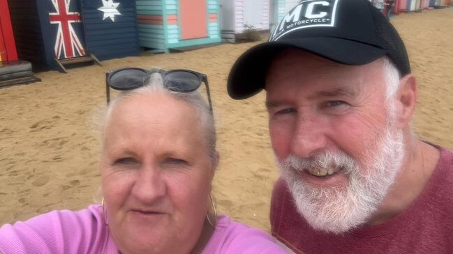 Rhonda Boyles and husband David Boyles from Kurri Kurri who was killed in the Mystery ride event he organises annually on November 1, 2024. Credit: Facebook