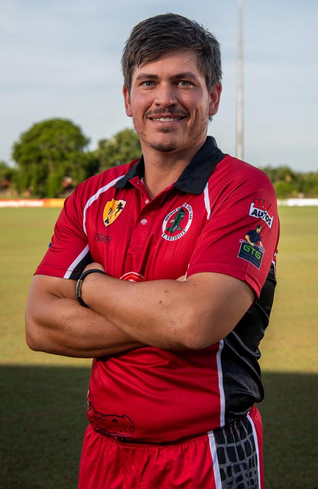 Andrew Bourne from Southern Districts ahead of the 2024 Darwin &amp; District Cricket Competition. Picture: Pema Tamang Pakhrin