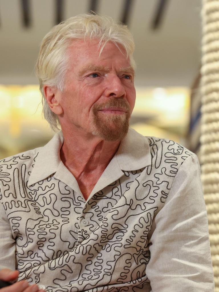 Sir Richard Branson has spoken openly about life with dyslexia, a learning disorder that affects reading and writing. Picture: Brendan Beckett