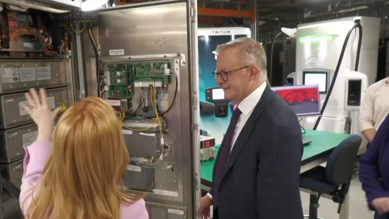 Albanese visits Tritium factory in Brisbane