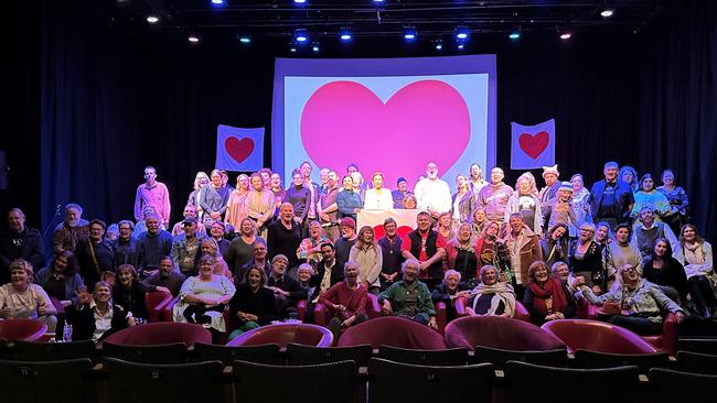 The Reclaim Our Recovery community forum at the Star Court Theatre in Lismore. Picture: Cath Piltz.