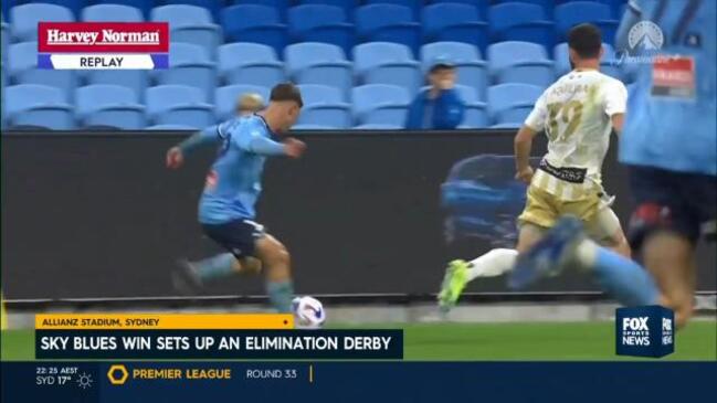 Sydney Sky Blues win against Newcastle Jets set up elimination derby!