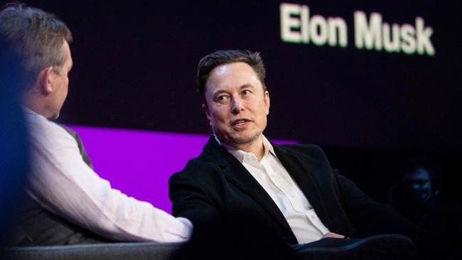 Elon Musk says the profit margins in lithium currently ‘are practically software margins’. Picture: AFP/TED Conferences/Ryan Lash