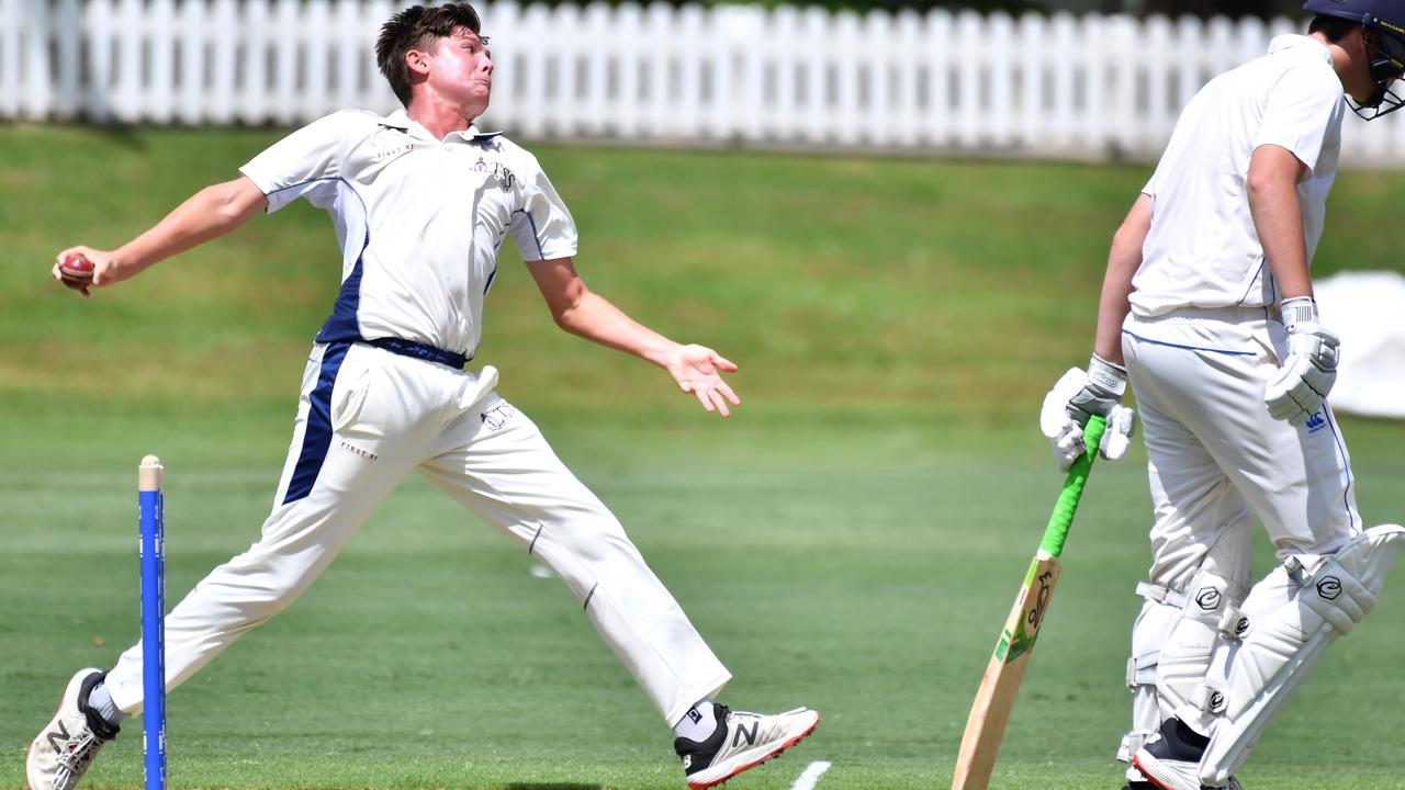 Southport bowler Zac McDermott . Picture, John Gass