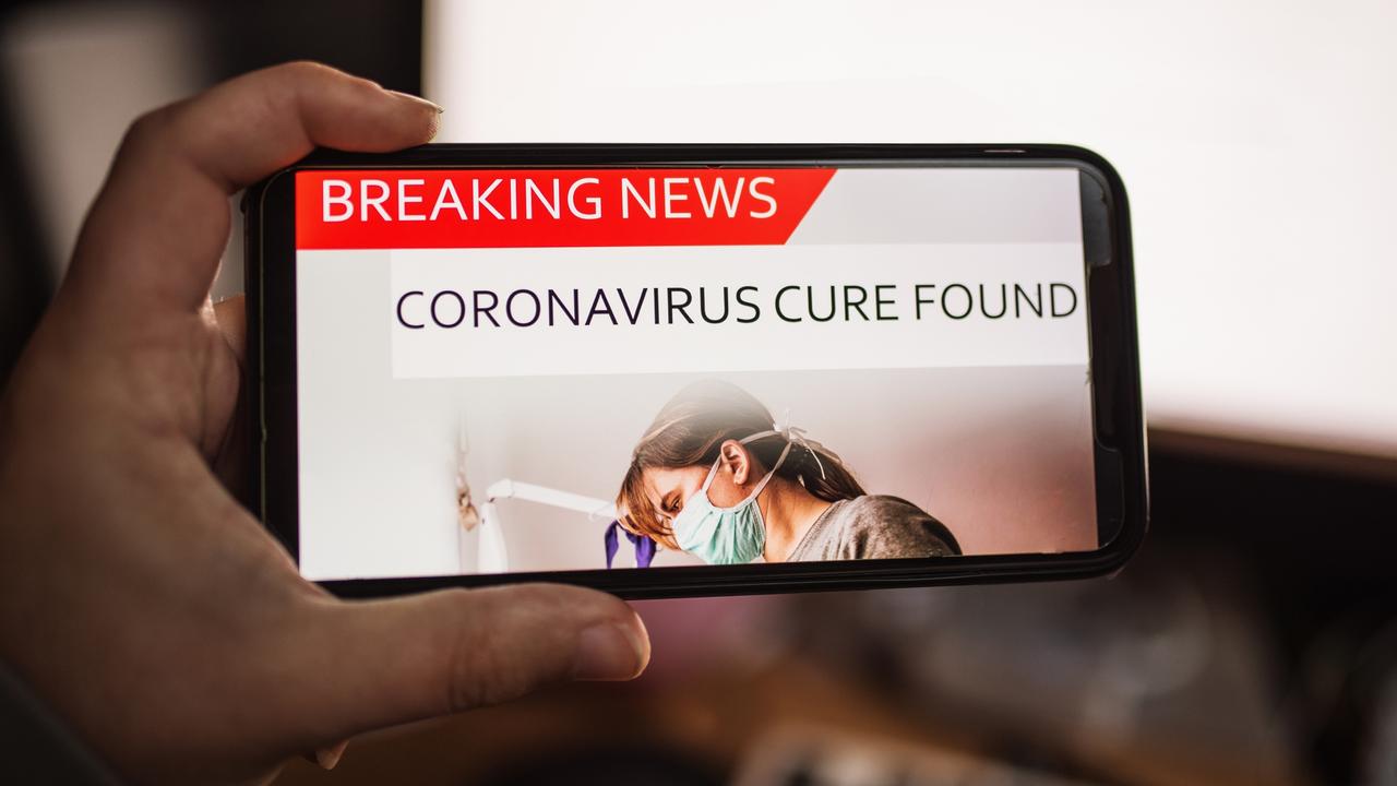 Coronavirus on the media - Cure found