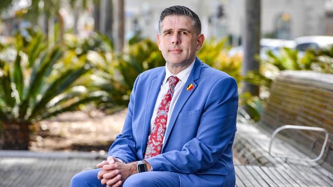 Adam Reilly is the first Aboriginal person to be appointed deputy chief executive of SA’s Department for Child Protection. Picture: Brenton Edwards