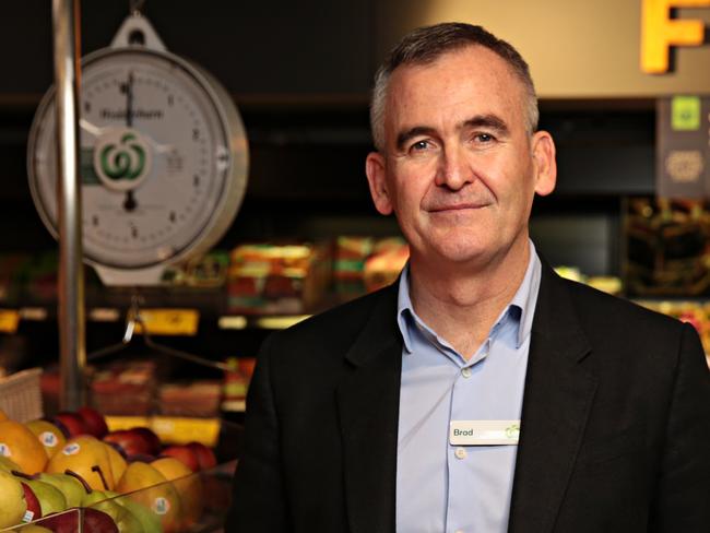 Woolworths CEO Brad Banducci posing for a photo at their head office in Bella Vista on the 29th of August 2019. Woolworths group's annual results were announced today. Photographer: Adam Yip