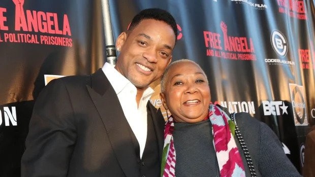 Will Smith with his mother Caroline. Credit: Getty