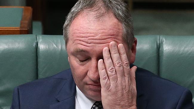 Deputy PM Barnaby Joyce has endured a stressful two weeks after news of his affair with a former staffer broke. Picture Kym Smith