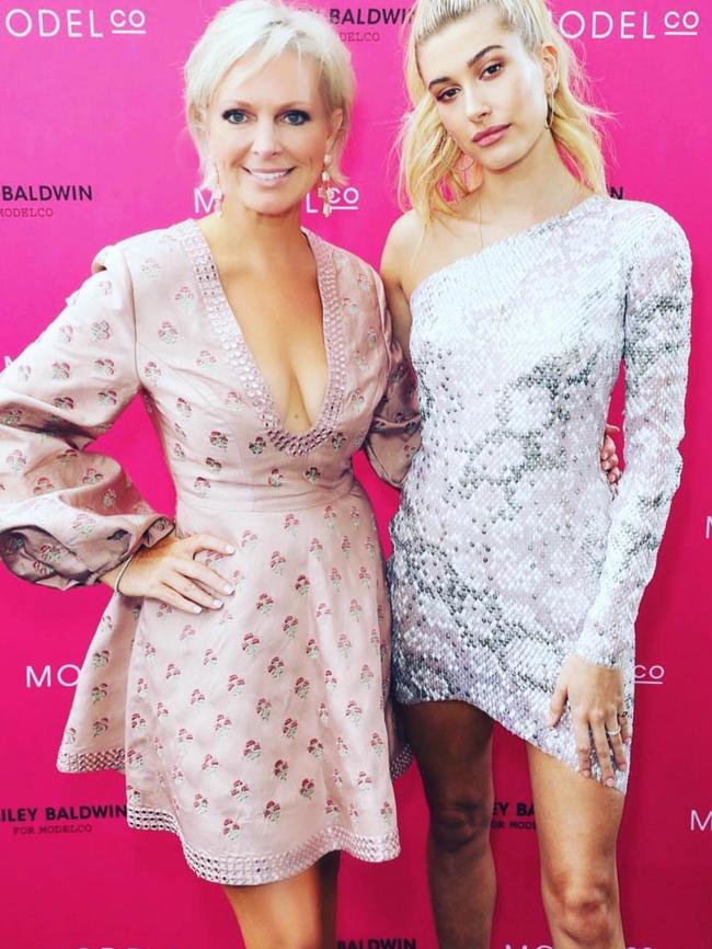 The well-liked businesswoman with Hailey Bieber.